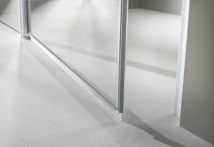 Actual product image Hüppe Classics 2 Swing door for side panel/corner entry Width: 90cm stop left & right (200 cm, 97 cm, 11 cm)