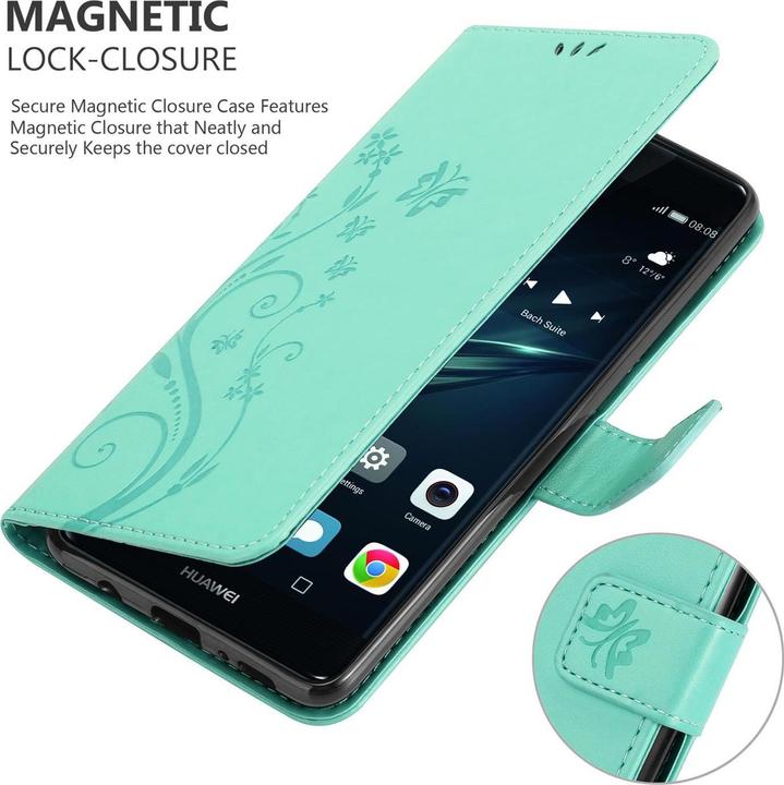 Image du produit Cadorabo Couverture du livre de fleurs (Huawei P9)