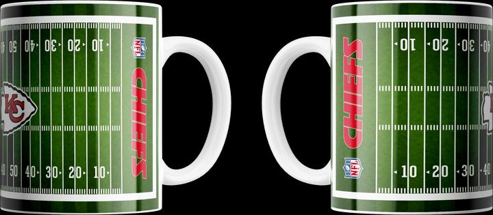 NFL Kansas City Chiefs Jumbo-Tasse „Field“ (450 ml, 1 x)