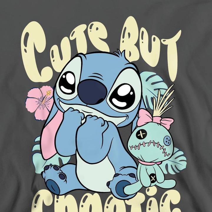 Immagine prodotto Lilo & Stitch Cute But Chaotic Felpa Girocollo Adulto Unisex (L)