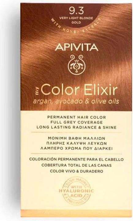 Image du produit Apivita My Color Elixir 93 Colorant pour cheveux blond doré très clair (93 Blond doré très clair)