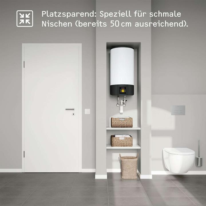 Produktbild Stiebel Eltron EW-V ECO 50 l, Elektro Warmwasserspeicher, LC-Display, Energieklasse B, druckfest