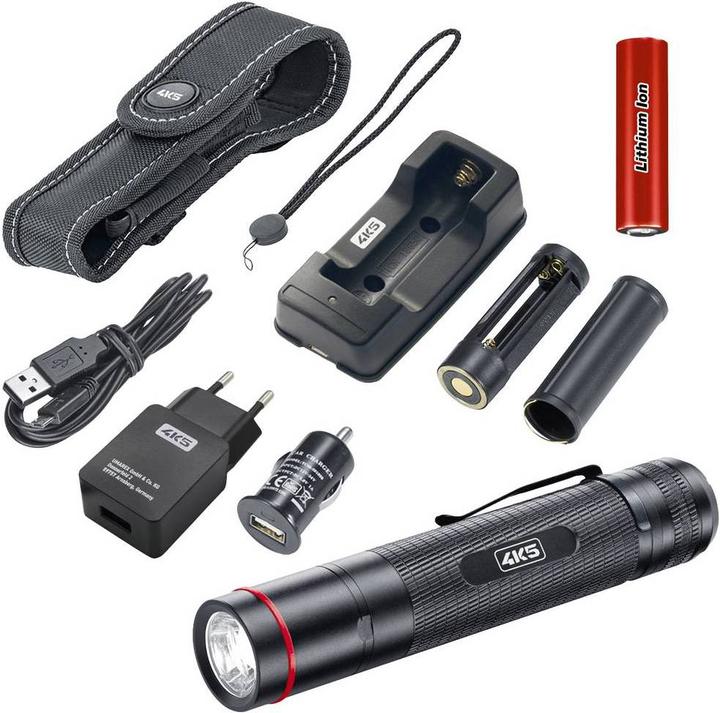 Actual product image 4K5 Waterproof work lamp with great luminosity and adjustable focus (900 lm)