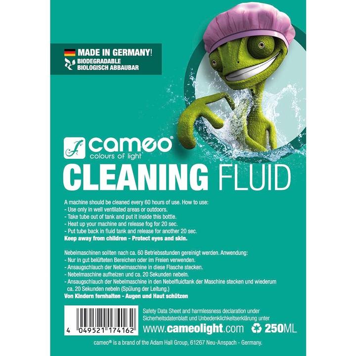 Actual product image CLEANING FLUID 0,25 L Special fluid (Smoke machine)