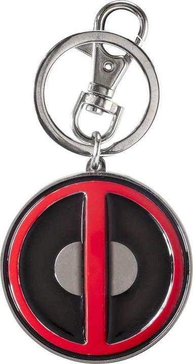 Actual product image WTT PORTE CLE DEADPOOL LOGO COLORED METALLIQUE 68084/180