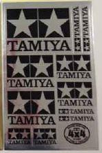 Actual product image Tamiya Logo sticker gold