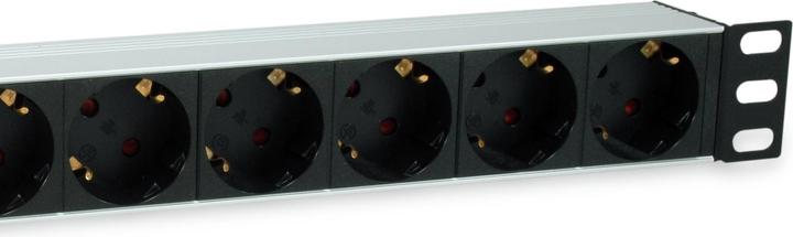 Produktbild equip Steckdosenleiste 1HE7fach mit Ü-Schutz + Schalt (7 x, CEE 7/3, 1.80 m)