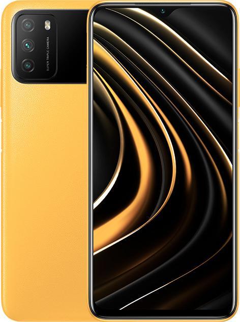 Actual product image Xiaomi Poco M3 (64 GB, Yellow, 6.53", Dual SIM, 48 Mpx, 4G)