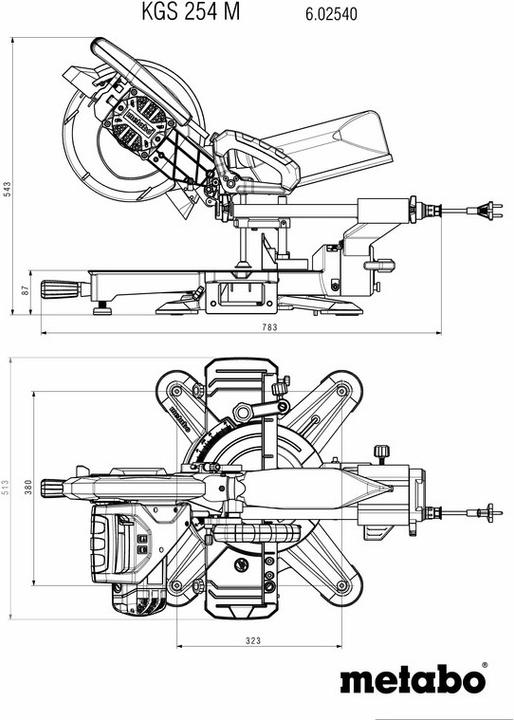Produktbild Metabo KGS 254 M Set