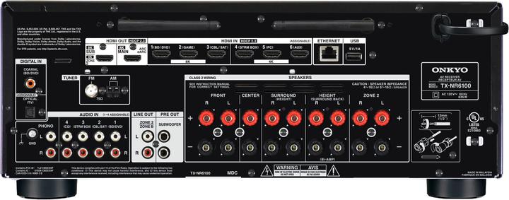 Actual product image Onkyo TX-NR6100 (7.2 channels, FM, AM, DAB+)