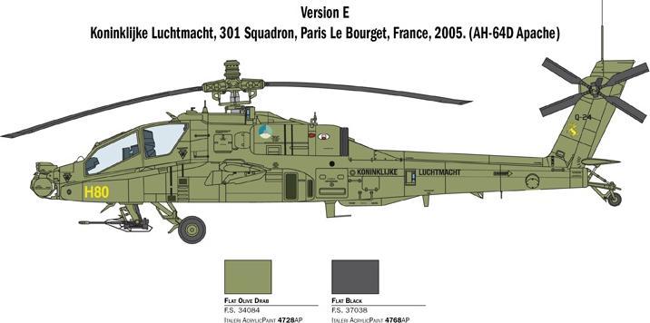 Produktbild Italeri AH-64D Apache Longbow
