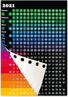 Produktbild Bühner Grafik-Kalender deutsch DP 12 57,5x81cm, 2021 (D8, Kein Einband, Deutsch)