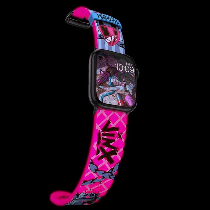 Image du produit Moby Fox League of Legends bracelet pour smartwatch Jinx (22 mm, Silicone, Acier inoxydable)