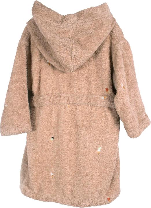Actual product image Filibabba Embroidered bathrobe 3-4 years - Frappé (98, 104)