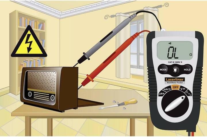 Image du produit Laserliner MultiMeter-Pocket Hand-Multimeter