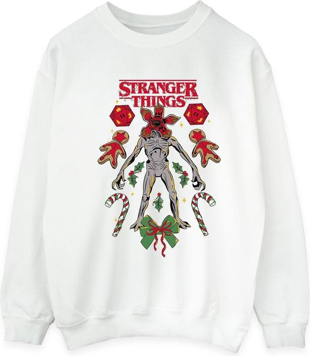 Netflix Stranger Things Christmas Demogorgon Sweatshirt (XL)