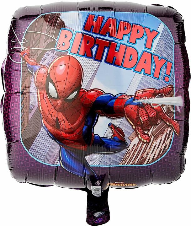 Amscan Spiderman Ballon Geburtstag (1 x)