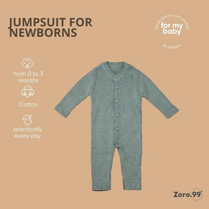 Zero.99 Strampler für Neugeborene, 100% Baumwolle, 0–3 Monate (50, 56, 62, 68)