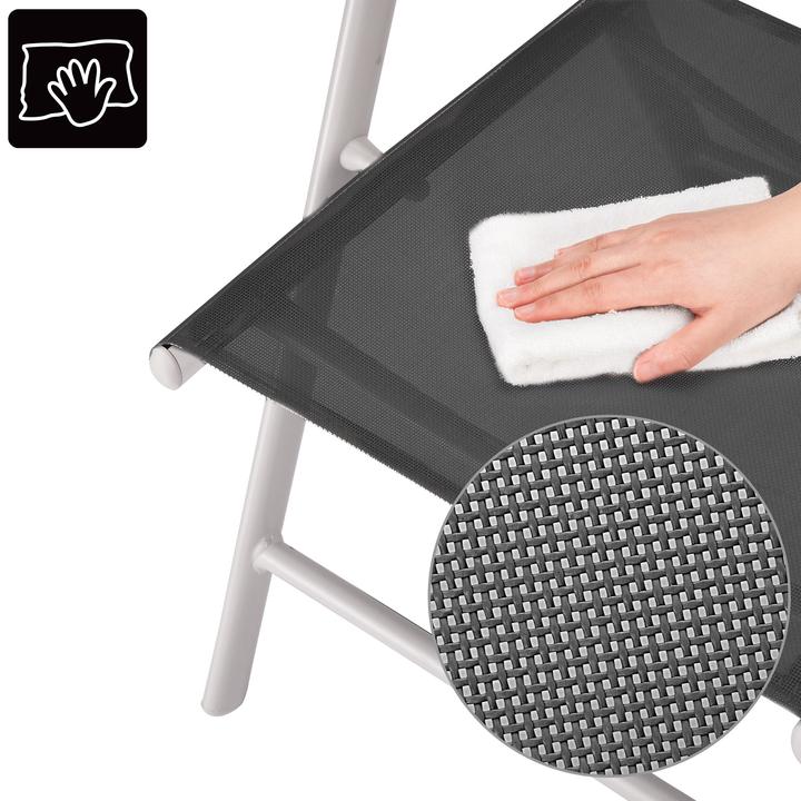 Actual product image Casaria Set of 2 garden chairs