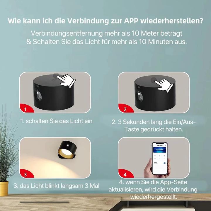 Image du produit Lumina Swiss LED Wandleuchte Innovate RGBW Smart (450 lm)
