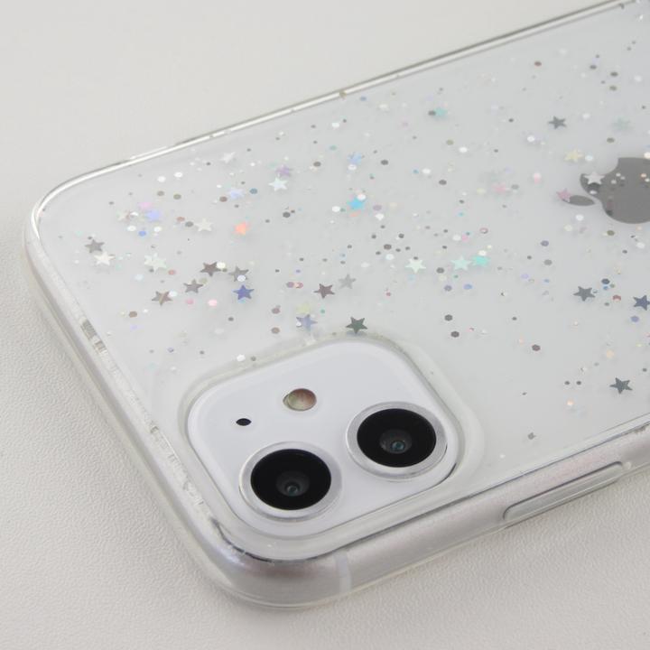 Produktbild PhoneLook Hülle Gummi silberner Pailletten mit Ring (Apple iPhone 12 Pro Max)
