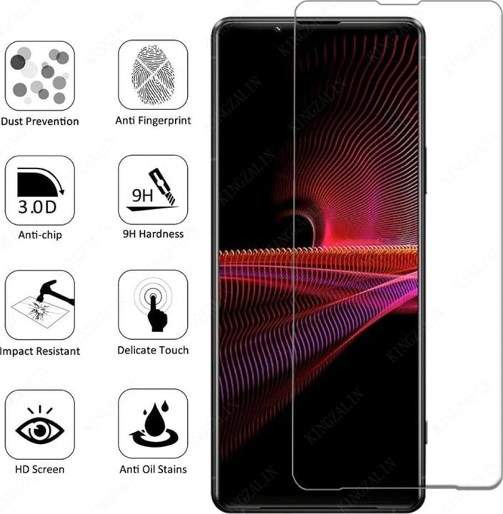 Produktbild Screenguard Sony Xperia 1 IV Panzerglas Schutzfolie Case Friendly Design (1 Stück, Sony Xperia 1 IV)