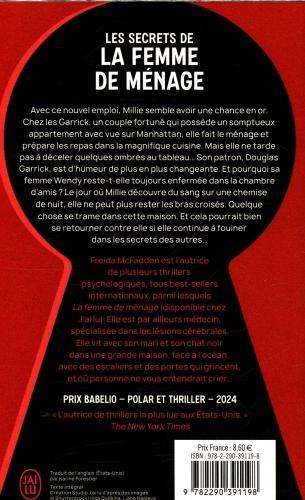 Actual product image Les secrets de la femme de ménage (French, McFadden Freida, 2024)