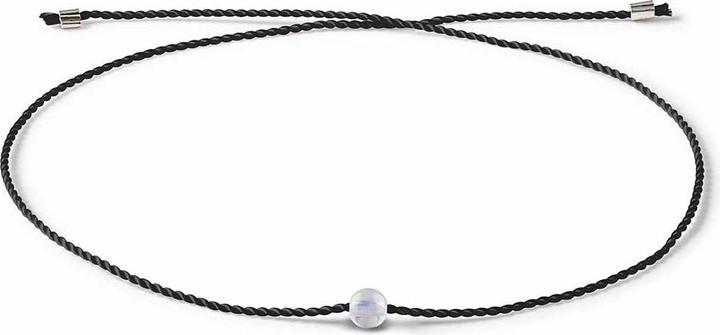 Seelenband Armband "Klarheitsstifter" (23 cm, Kristall, Vegane Perlseide)