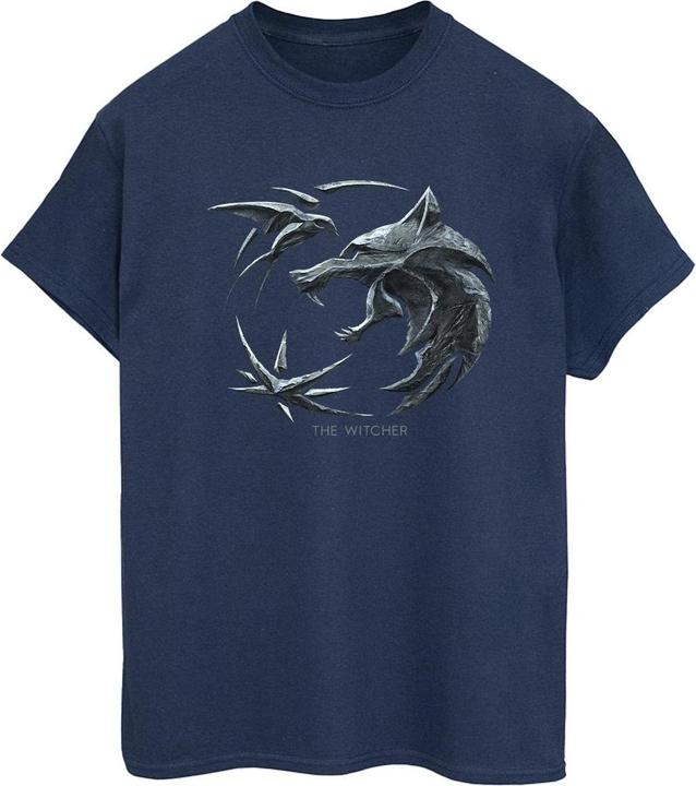 Netflix The Witcher Wolf Logo TShirt (L)