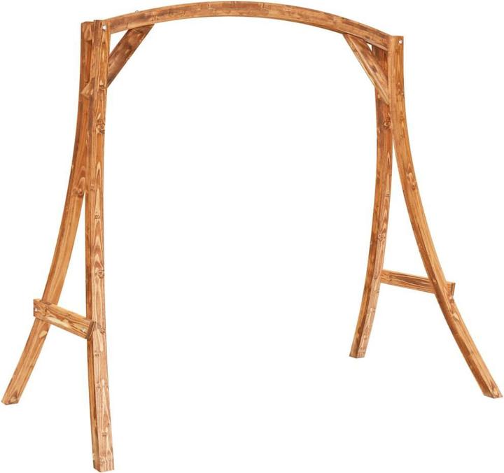 Produktbild VidaXL Hollywoodschaukel Massivholz Fichte Mit Teak-Finish