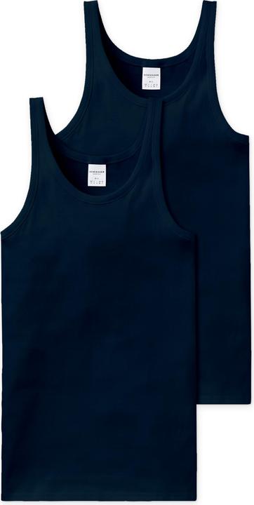 Produktbild Schiesser 2er Pack Cotton Essentials Feinripp Unterhemd / Tanktop (M)
