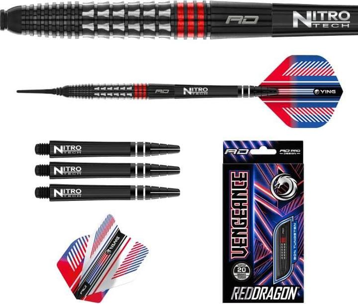 Produktbild Red Dragon Vengeance Red Softtip (20 g)
