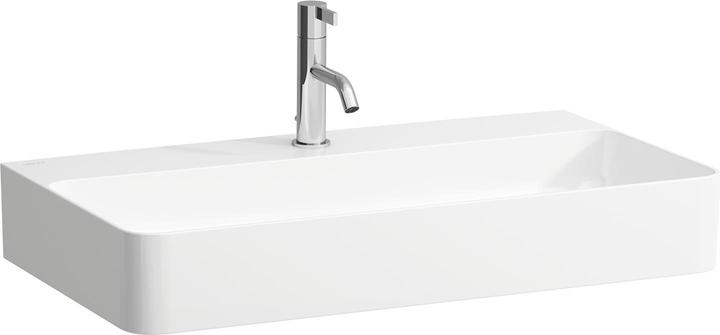 Actual product image Laufen VAL Countertop washbasin, 1 tap hole, without overflow, US closed 750x420mm, H816285 (479 mm, 750 mm)