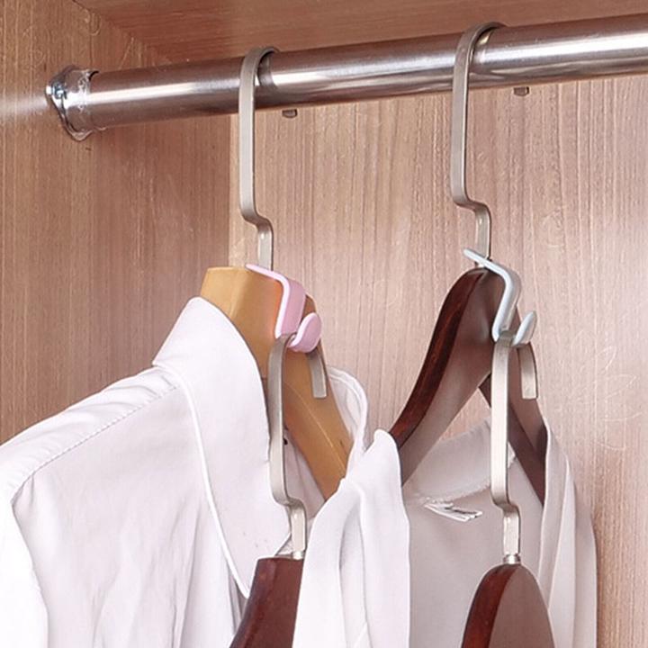 Produktbild König Design Kleiderbügel Verbinder Verbindungshaken Halter Kaskadierende Platzsparender (30 x)