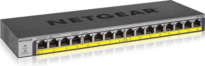 Actual product image Netgear Gs116pp (16 Ports)