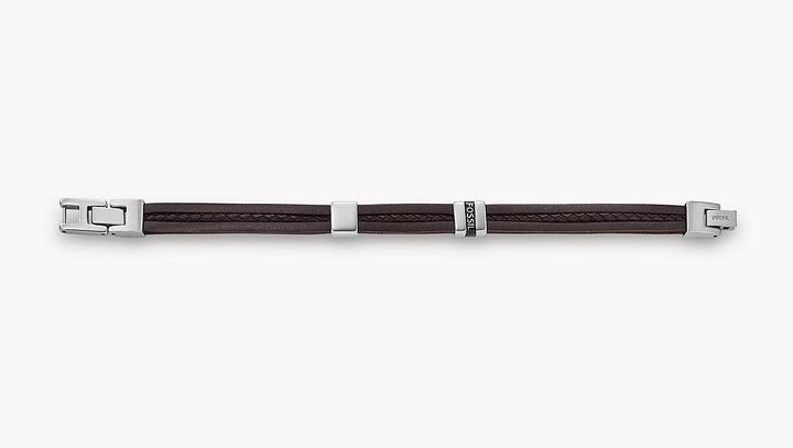 Produktbild Fossil Jewelry Armband (21.30 cm, Edelstahl, Leder)