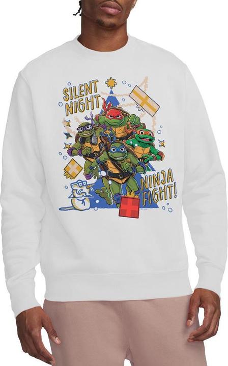 Immagine prodotto Teenage Mutant NT Silent Night Ninja Fight Felpa Natale Adulto Unisex (M)