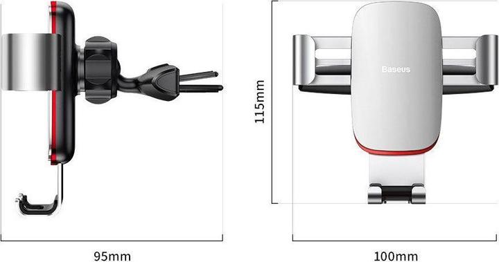 Actual product image Baseus Metal Age Gravity Car Mount