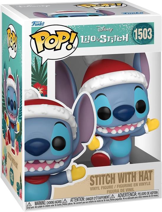 Image du produit Funko Disney Stitch with Santa Hat