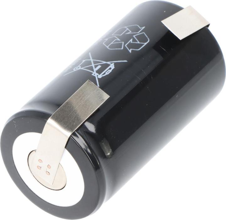 Produktbild AccuCell Akku KR-5000DEL Cadnica Mono mit Lötfahne in U-Form (1 Stk., Gerätespezifisch, 5000 mAh)