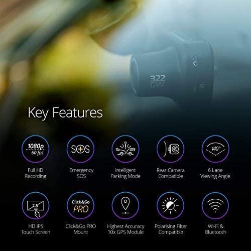 Actual product image Nextbase 322GW (Wi-Fi, GPS receiver, HD)