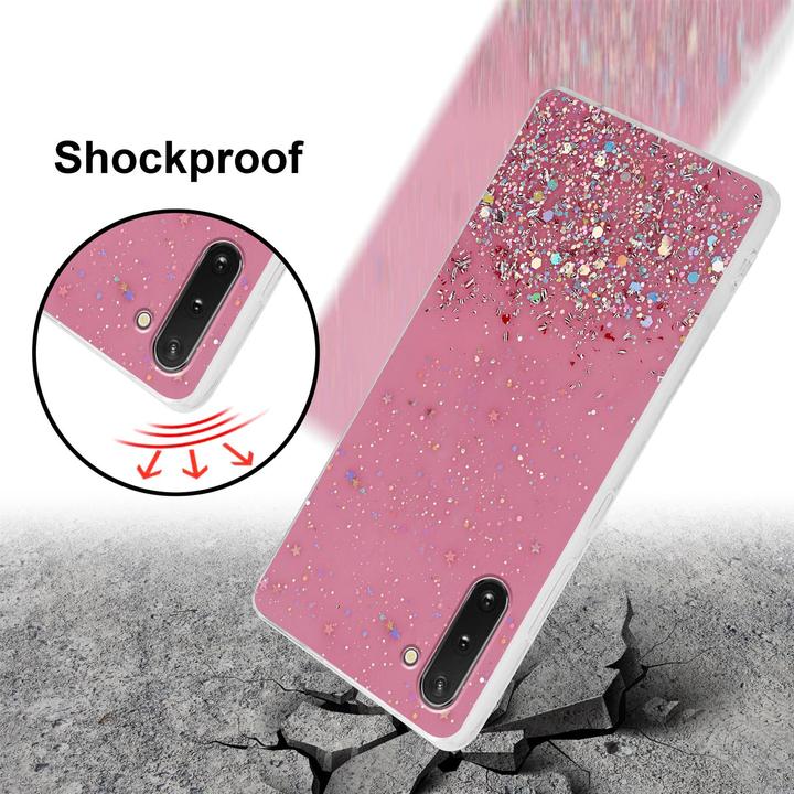Image du produit Cadorabo Couverture TPU paillettes scintillantes (Samsung Galaxy Note 10)