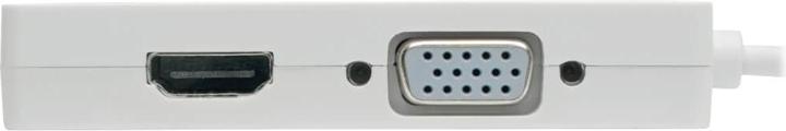 Produktbild Eaton USB-C Multiport Adapter M/3xF - 4K HDMI DVI VGA HDCP White (USB 3.1, 15.24 cm)