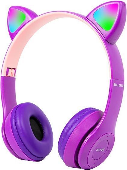 Produktbild Blow Kabelloses Bluetooth 5.0 LED Headset für Kinder mit Katzenohren, lila (Kabellos)
