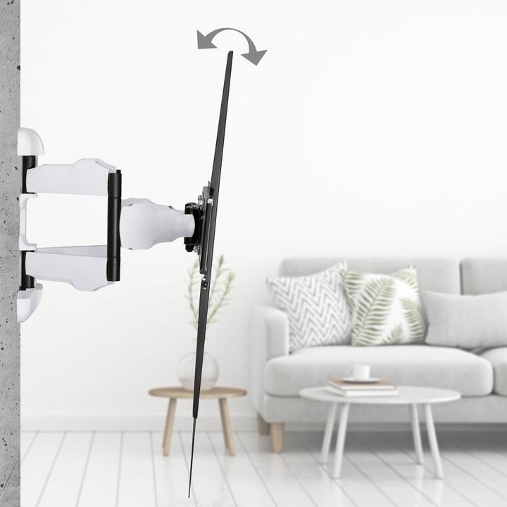 Image du produit Hama Support TV mural, pivotant, inclinable, extensible, 229 cm (90") à 75 kg (Mur, 90", 75 kg)