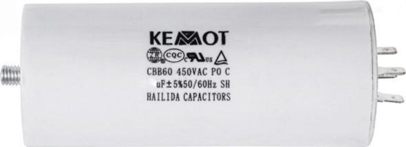 Actual product image Kemo Kemot Capacitor 50uF 450V for single-phase motors (URZ3138)