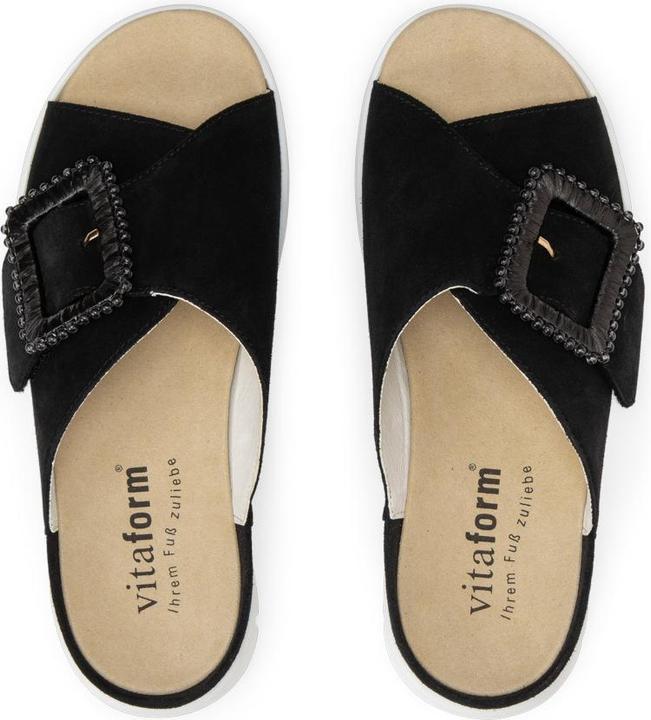 Actual product image Vitaform Pantolette Veloursleder Supersoft (37)