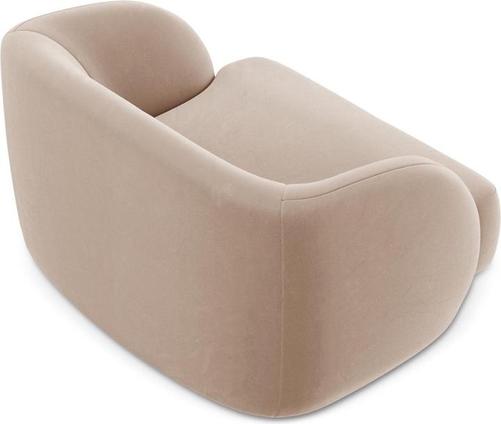 Actual product image Micadoni Velvet Armchair, "Miley", 1 Seat, 103x90x70Made in Europe (2 person sofa, 3-seater, 4-seater)