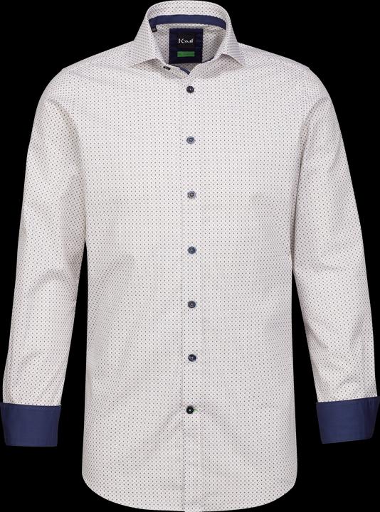 Kauf London New Kent Langarm slim fit mit Kontrast