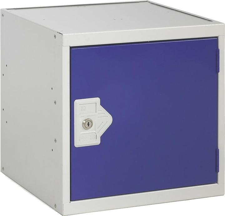 Image du produit Rs Pro Cube locker grey carcass blue doors (38 cm, 38 cm)